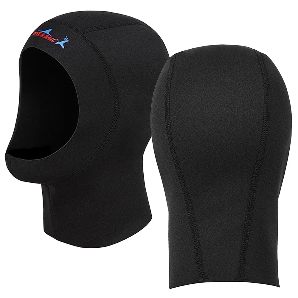 1mm Neoprene Men Women Fishing Snorkeling Hood Cap Swim Full Face Mask Waterproof Warm Scuba Diving Hat Winter Swimming Cap view 4
