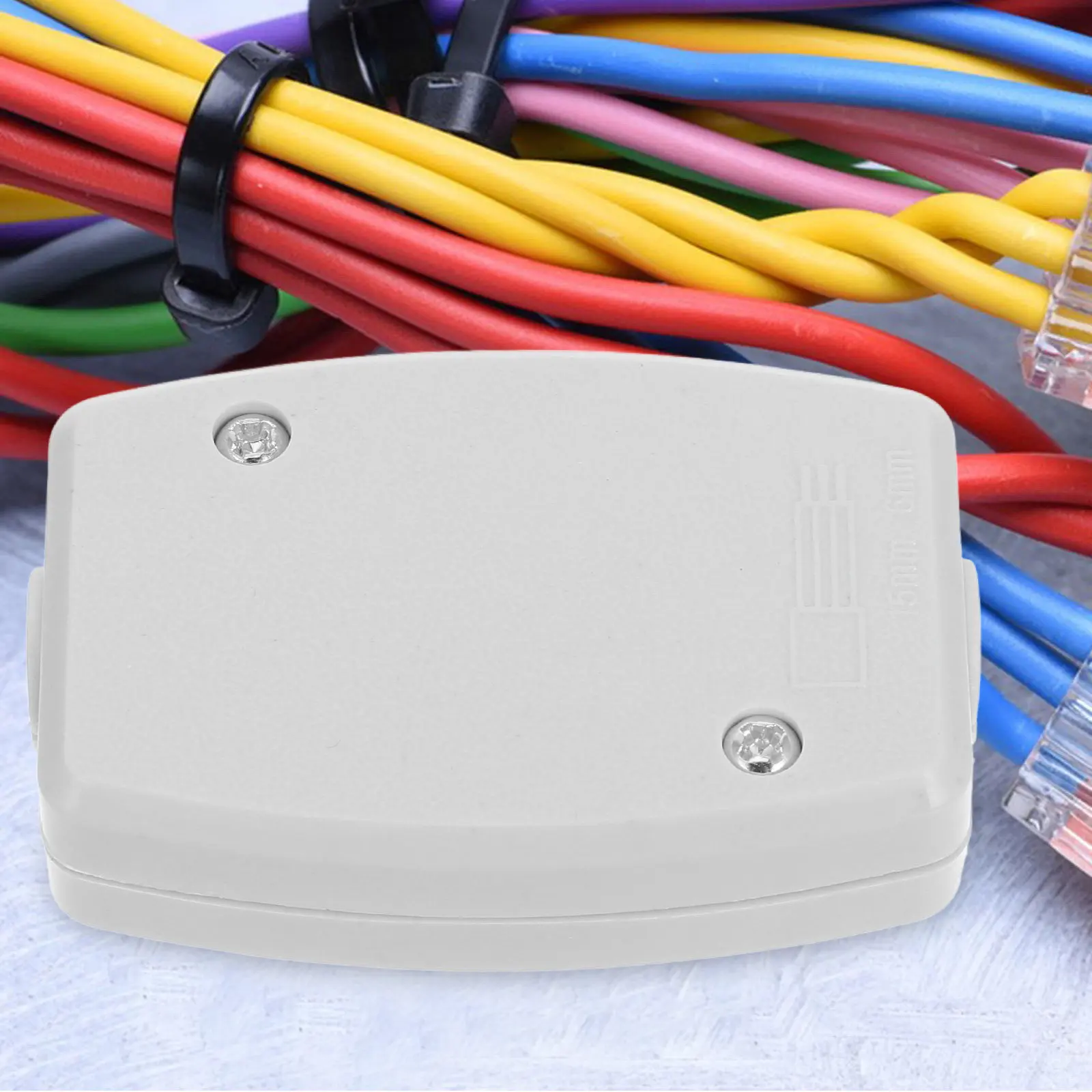 4Pcs Terminal Junction Box Plastic Sturdy Multifunctional Electrical Connector for DIY Projects Wire Cable Wiring Terminal Box