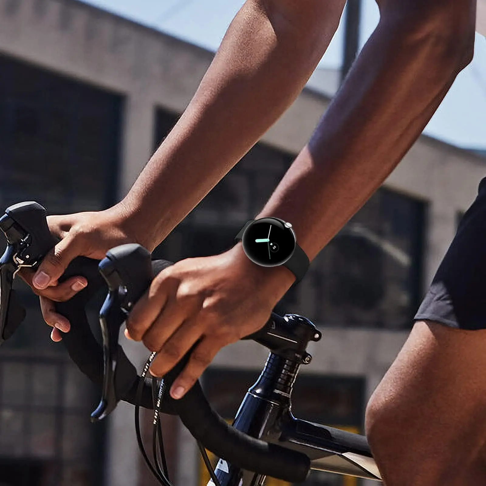 الرياضة سيليكون حزام لساعة جوجل بيكسل 3 الفرقة 41 45 مللي متر Smartwatch اكسسوارات معصمه سوار كوريا بكسل ساعة 3 41 مللي متر #4