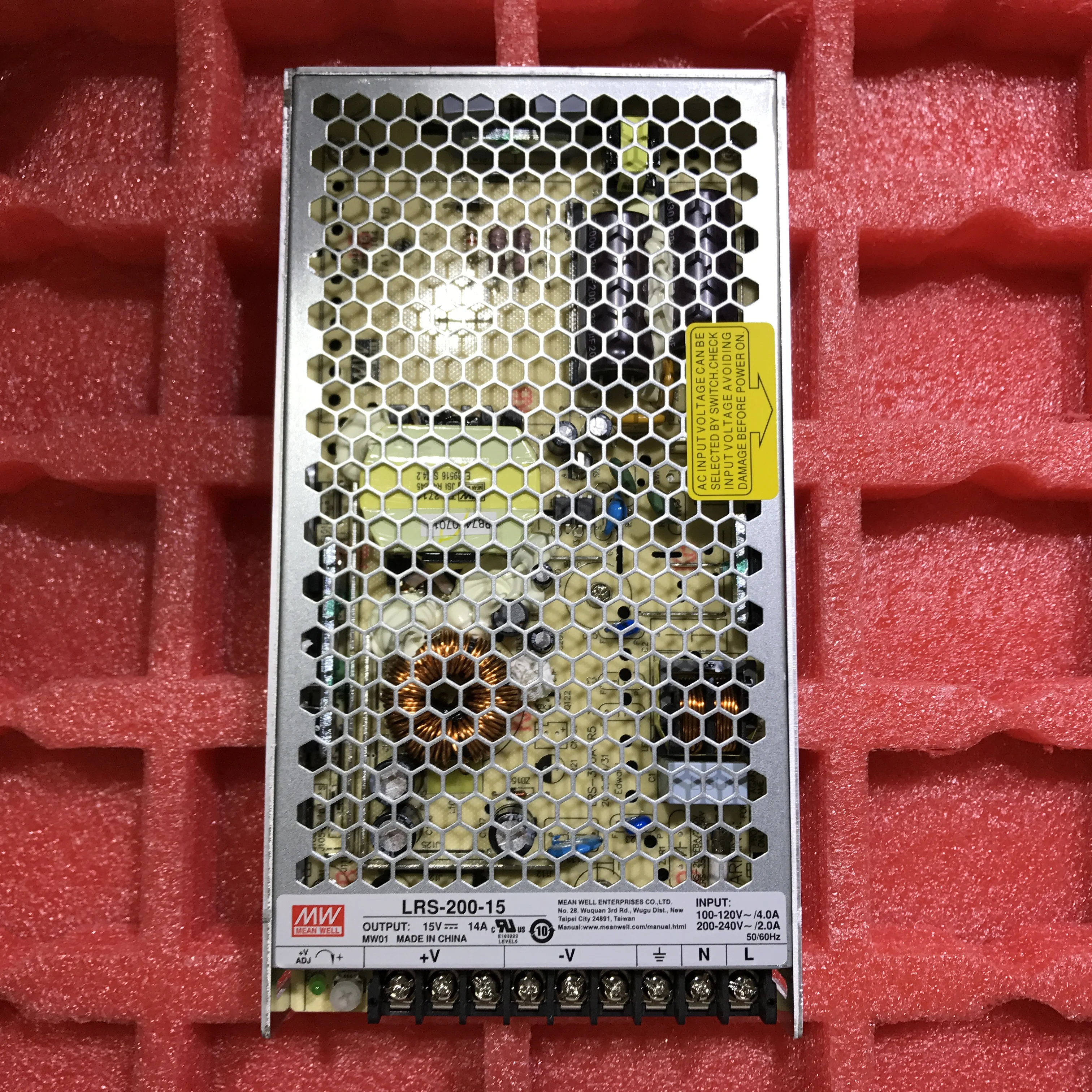 يعني جيدا LRS-200 LRS-200-5 LRS-200-12 LRS-200-15 LRS-200-24 LRS-200-36 LRS-200-48 ميانويل LRS 200 200 واط أصلي وحقيقي #6