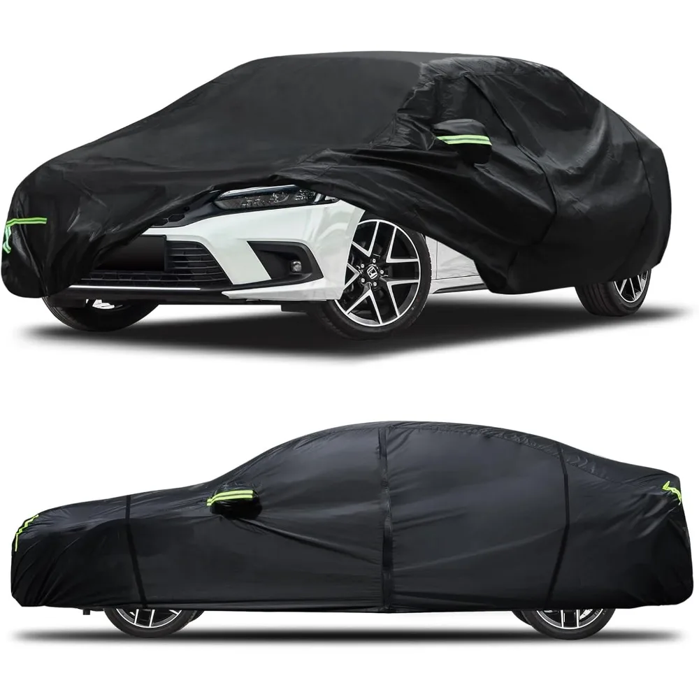 

Custom Fit Car Cover for Honda Civic 1991-2025, Toyota Corolla 2000-2025, Waterproof All Weather Protection