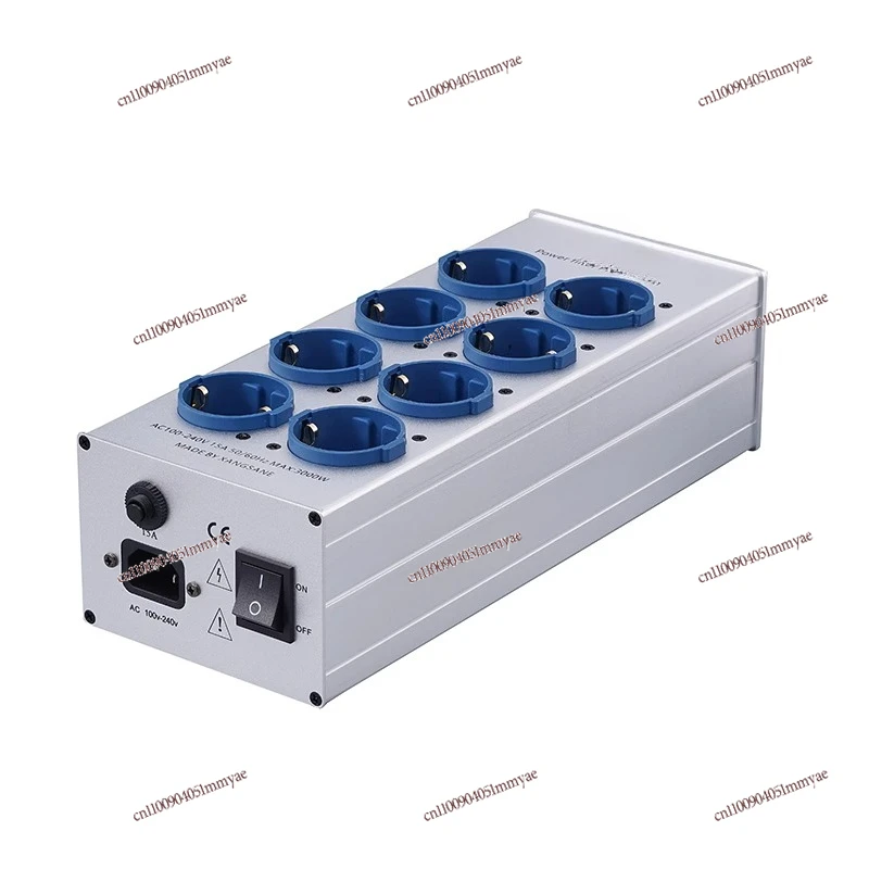 

European standard power filter 8-bit EU power purifier socket duplex 2-stage filter