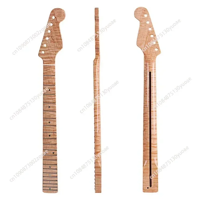 21 frets, Canadian tiger wood, electric guitar neck handle, suitable for Fender ST