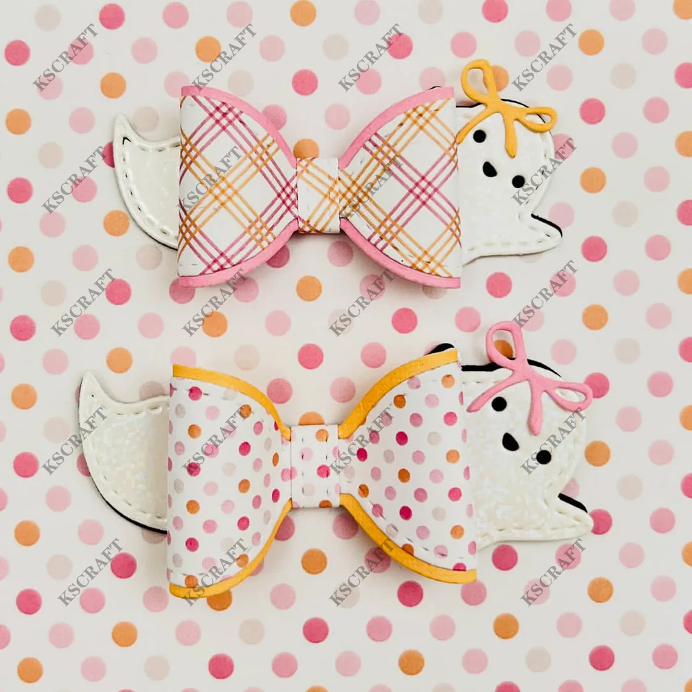 KSCRAFT Ghost Bows Cutting Dies Stencils for DIY Scrapbooking Decorative Embossing DIY Paper Cards