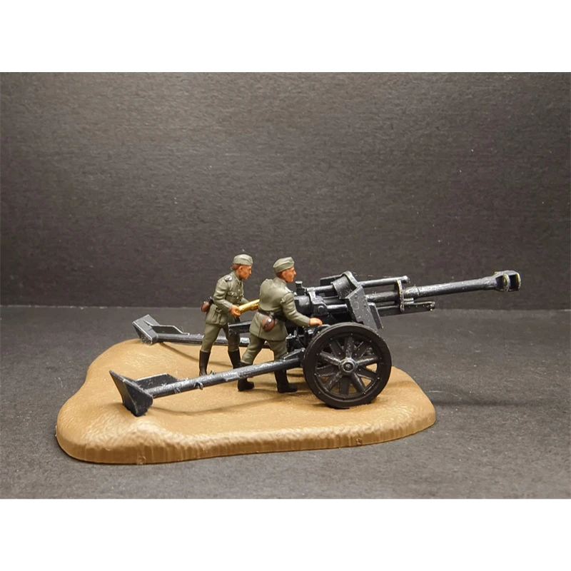 1/72 Scale 2/4pcs Resin German Soldiers With Artillery Action Figures Model Toy DIY Scene Accessory Collection Display Dolls Fan