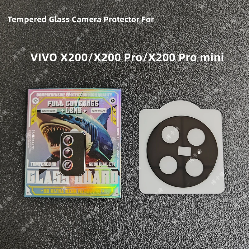 3D Camera Lens Cover Case For VIVO X200 Pro Mini Back Tempered Glass Camera Protector For VIVO X200/X200pro Lens Protective Film