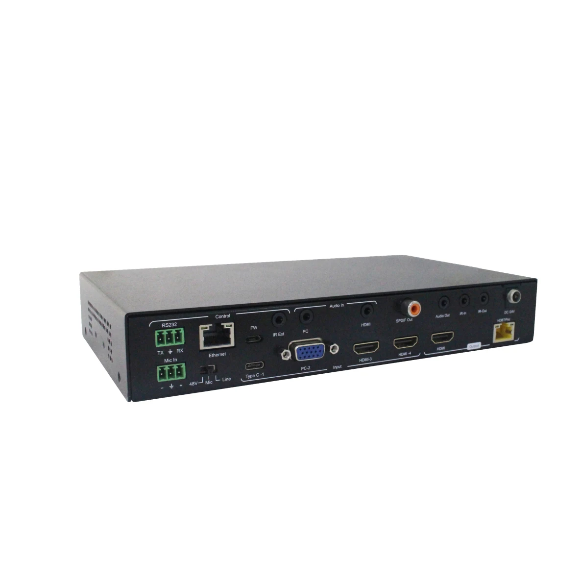 SX-SWE01B Mixed input Type-C VGA HDMI support HDCP 2.2 HDR 70m 4K 18G HDBaseT switcher