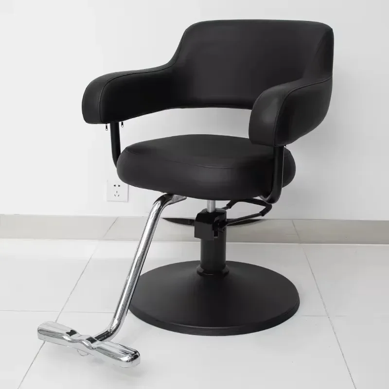 

Modern Fashionable Barber Chair Simple Beauty Aesthetic Comfy Hair Salon Chair Nordic Glamour Cadeira De Cabeleireiro Furniture