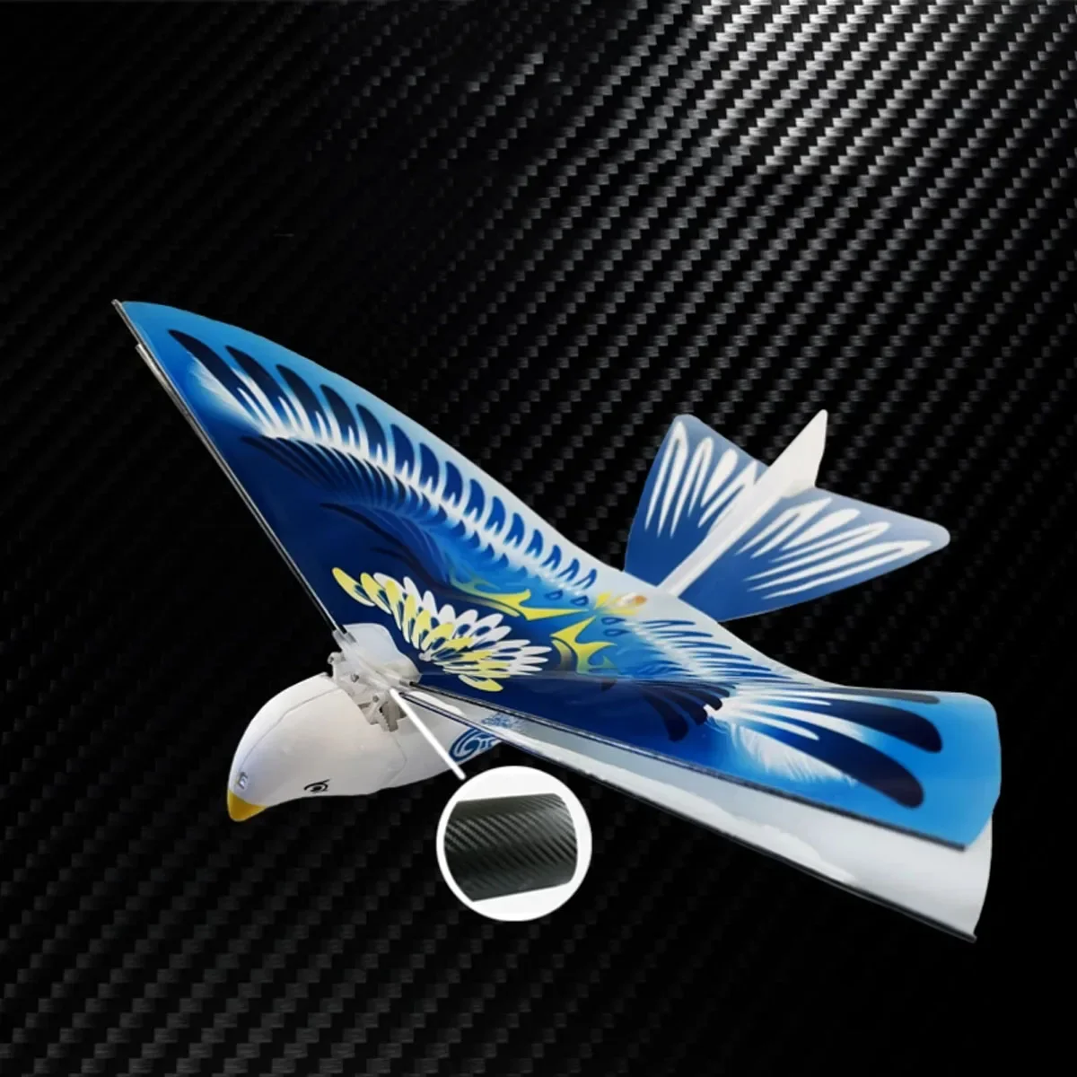 Flying Wing Fluttering Simulation Bird Luban Space Bird Hand Throwing Free Flying Bird New Unique Luminous Electric Toy Children