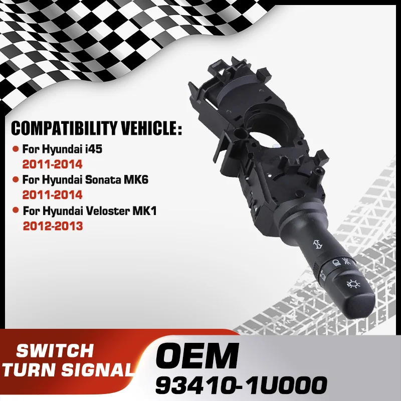 

Turn Signal Headlamp Combination Switch For Hyundai i45 Hyundai Sonata YF MK6 Hyundai Veloster FS MK1 93410-1U000 93410-1U001