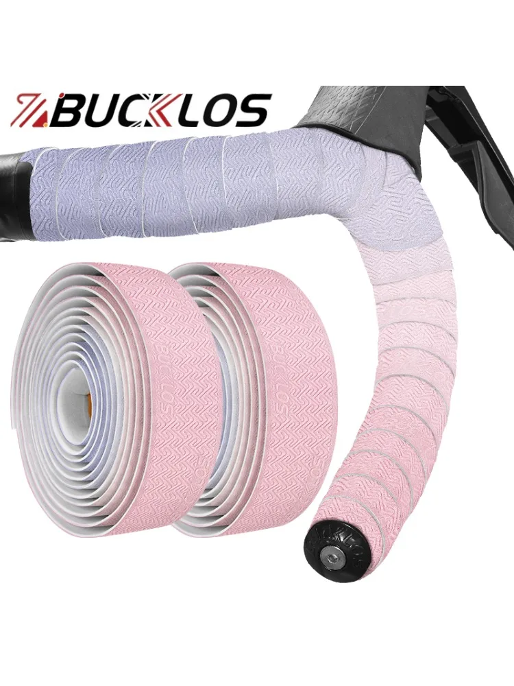 AliExpress BUCKLOS Colors Bicycle Handlebar Tapes Soft Shockproof Road Bike Handlebar Tape PU EVA Non-slip Cycling Handlebar Wrap Bike Part