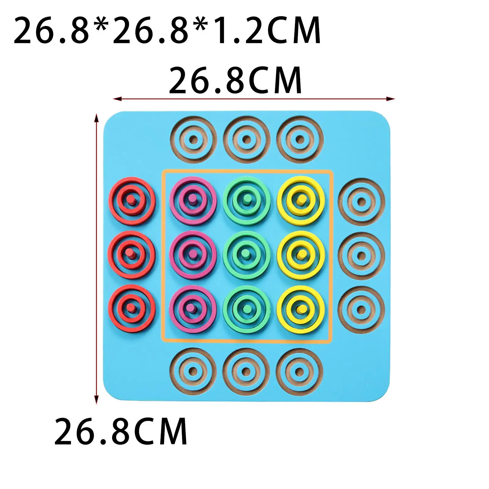 Anelli scacchi Puzzle giocattoli educativi genitore-figlio interazione gioco per feste per bambini e adulti giochi da tavolo per feste Montessori