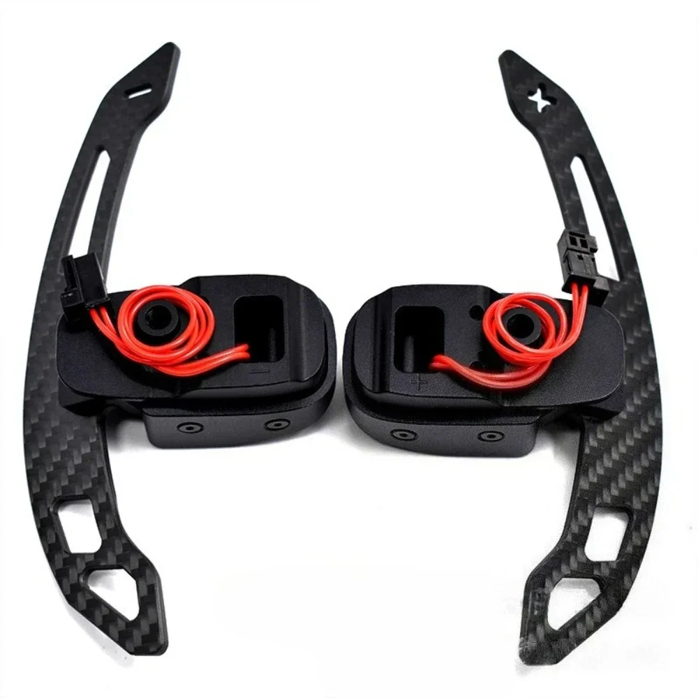 لمرسيدس بنز AMG2017 عجلة توجيه سيارة ألياف الكربون المغناطيسي مجداف التحول التمديد #3