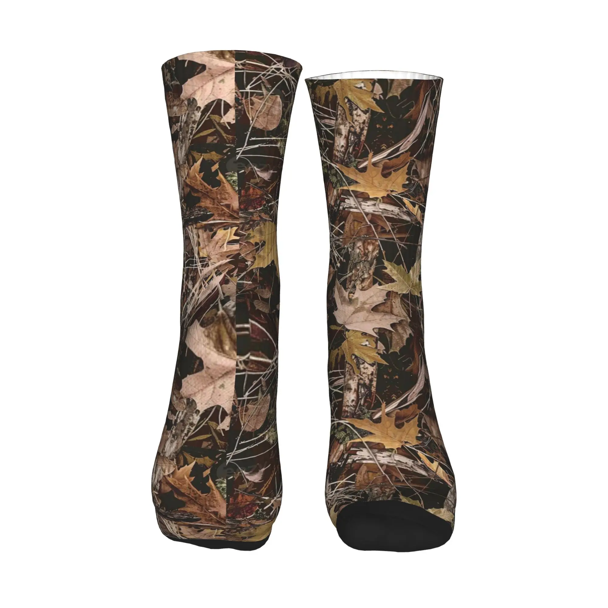 Real Tree Camouflage Sports Socks Sweat Absorbing Stockings All Season Long Socks for Man's Woman's Birthday Present
