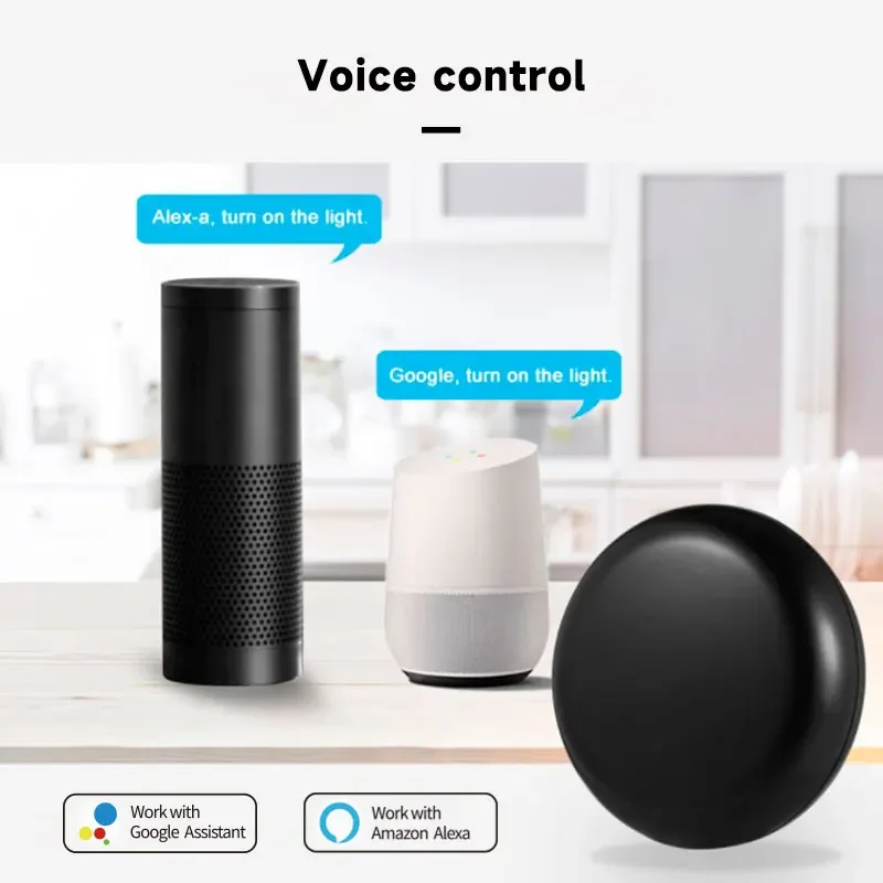 Tuya IR Remote Control ZigBee WiFi Smart Home Remote Controller Universal Infrared Controller for Alexa Home Security Protection