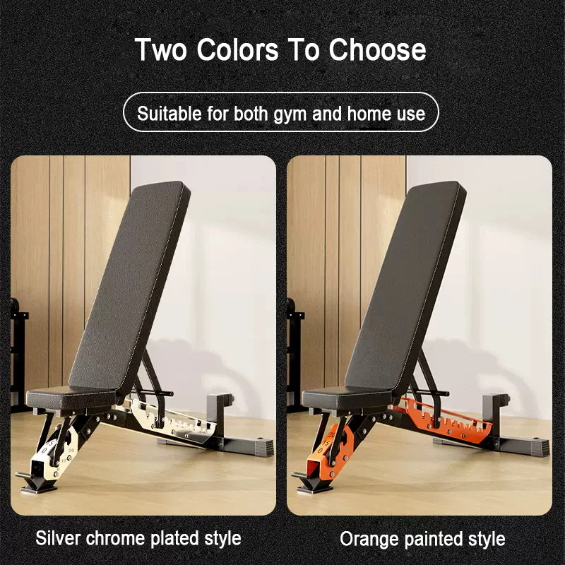 Adjustable Weight Bench Foldable Incline Decline Bench Press Seat Home Gym Dumbbell Workout