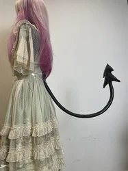 SHIROMI IORI Tail Blue Archive Movable Black Little Demon Tail Halloween Christmas Fancy Party Costumes Accessories