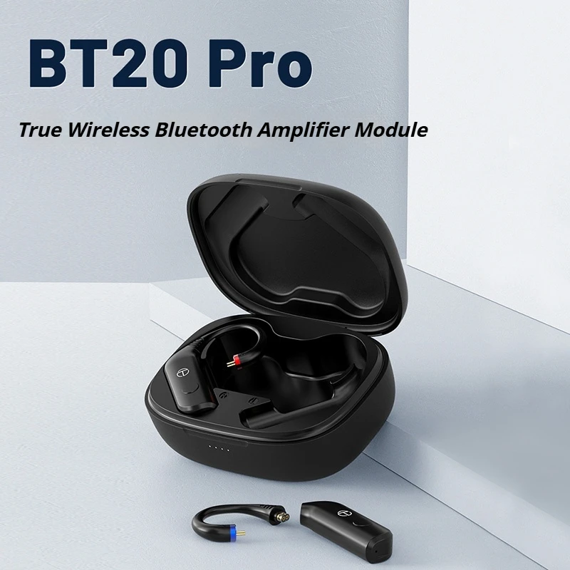 Trn Bt20 Pro True سماعة لاسلكية تعمل بالبلوتوث وحدة الأذن سماعات معلقة ترقية كابل عمر البطارية الطويل 0.75/0.78/Mmcx