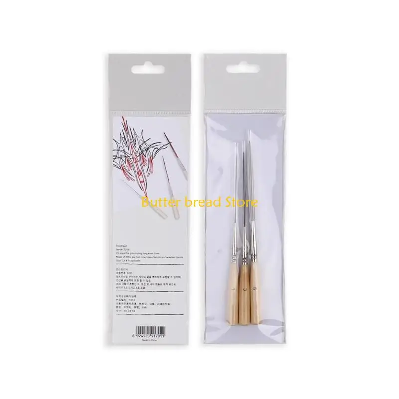 

W89C Профессиональная кисть для рисования деталей с длинным кончиком для акварельного масла, акриловой гуаши, рисования модели,