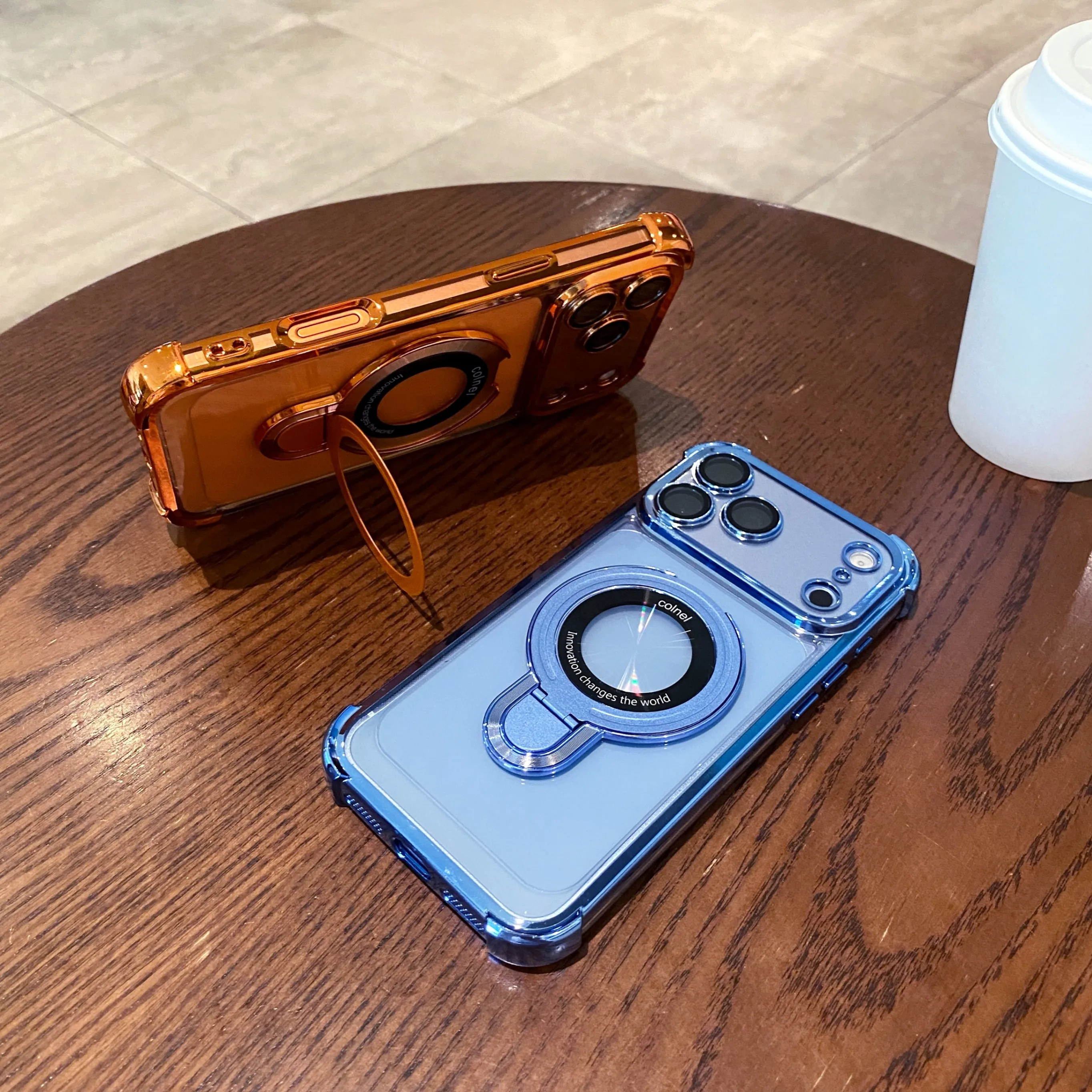 Funda de Lujo con Anillo Magné - Luxury Plating Case reseña y precio