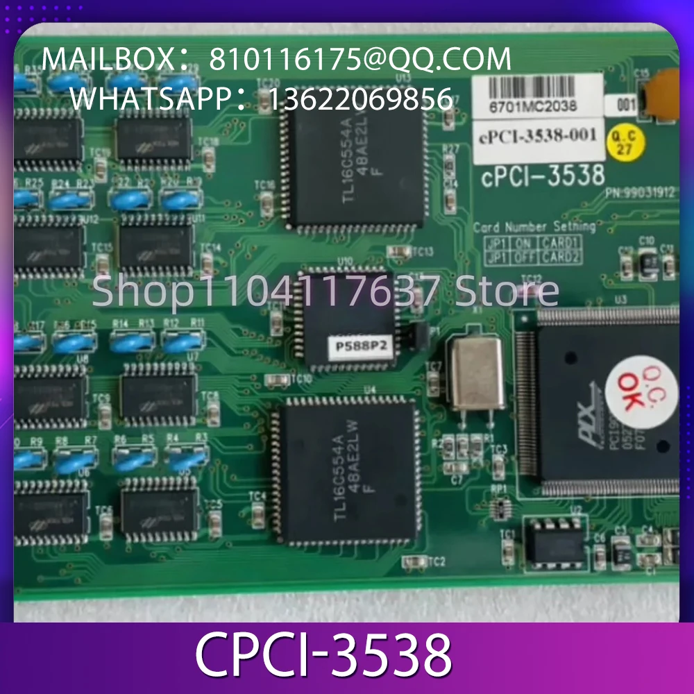 For ADLINK 3U 8-way RS232 CPCI Serial Port Card CPCI-3538