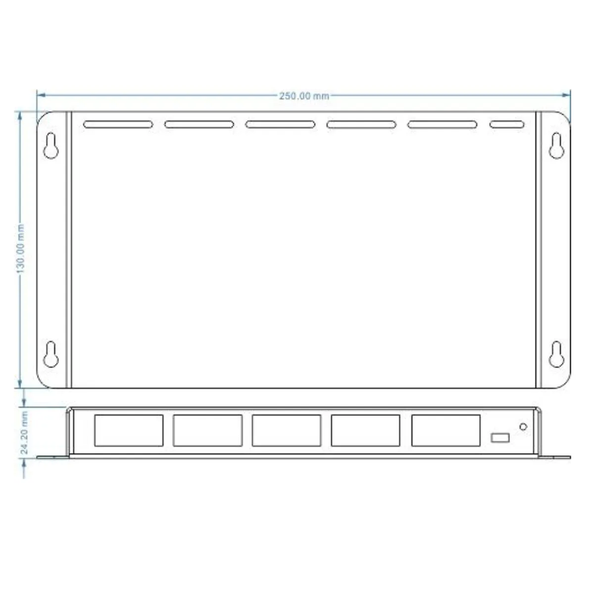 Imagem -06 - Way Dmx Divisor Dmx512 Repetidor Amplificador de Sinal Dmx a Modelo Re2508h 8