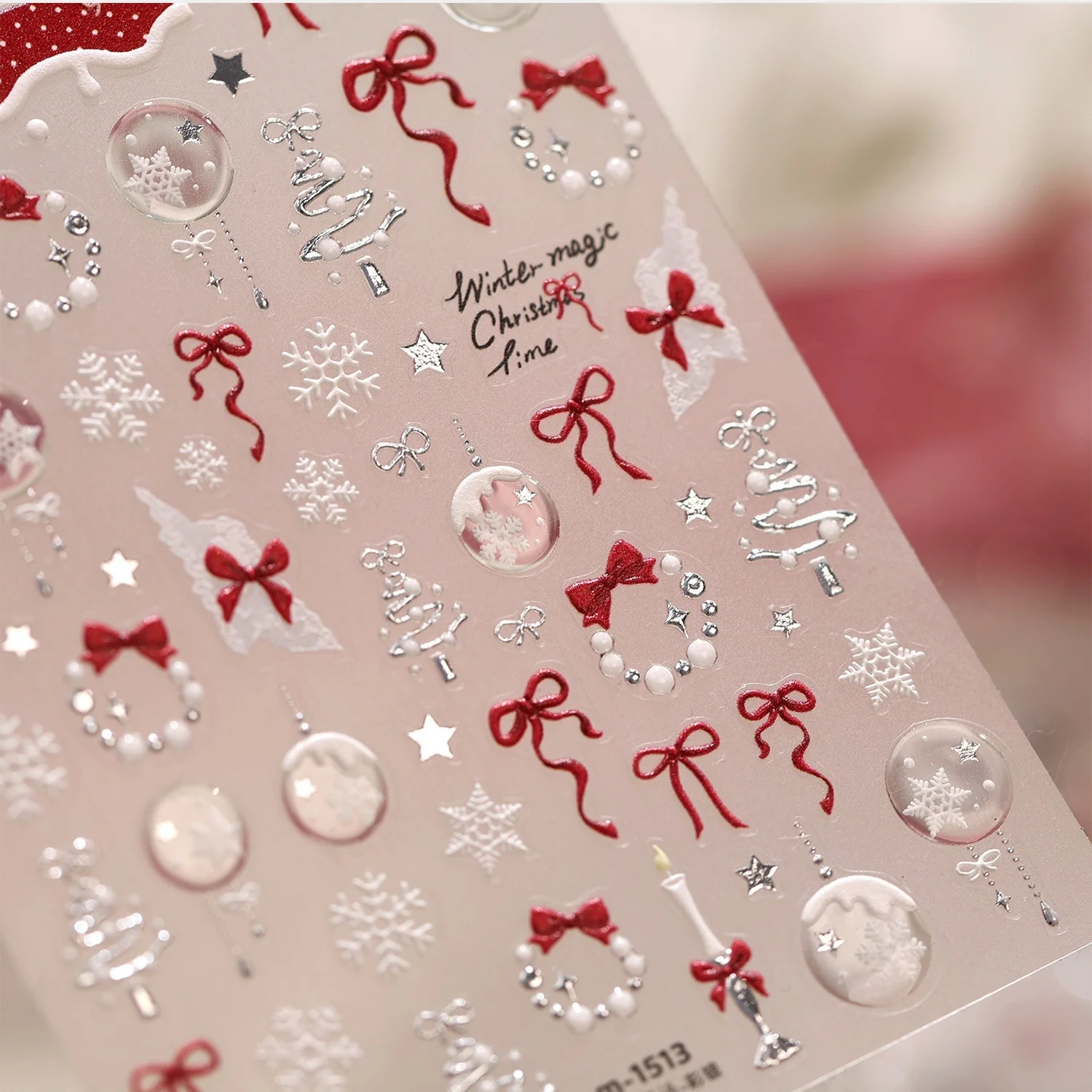 5D, diseño navideño retro, laz - Nail Art Xmas Tree reseña y precio