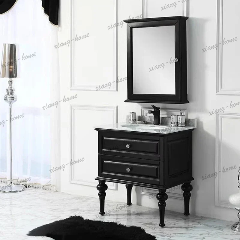 Floor Drawers Bathroom Cabinet Organizer Storage Mirror Toilet Display Partitions Cupboard Luxury Gabinete Trendy Furniture