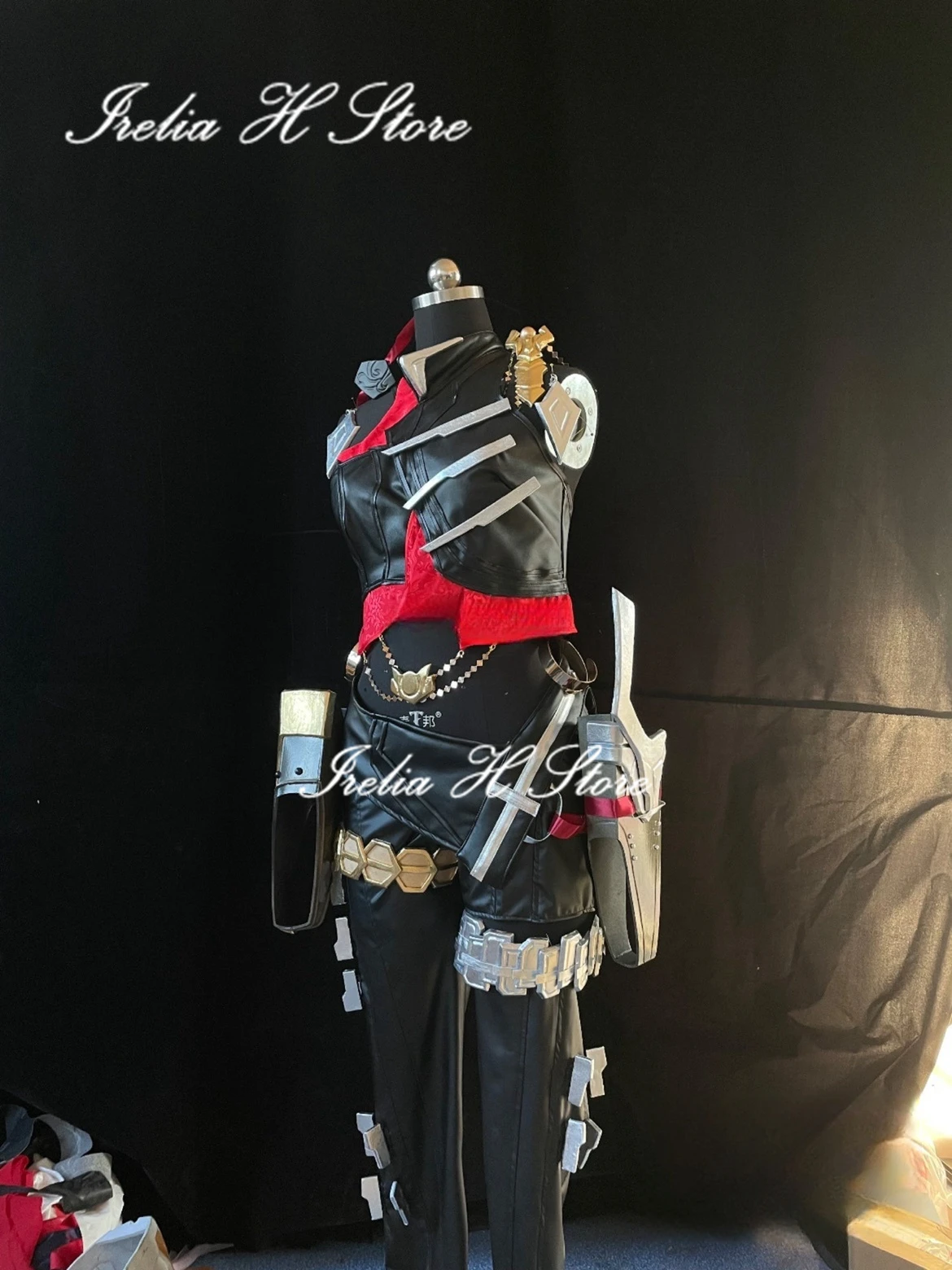 زي تأثيري متجر Irelia H ، بذلة ، مخصص الصنع ، حجم ، لول ، وردة صحراوية ، أزياء الهالوين