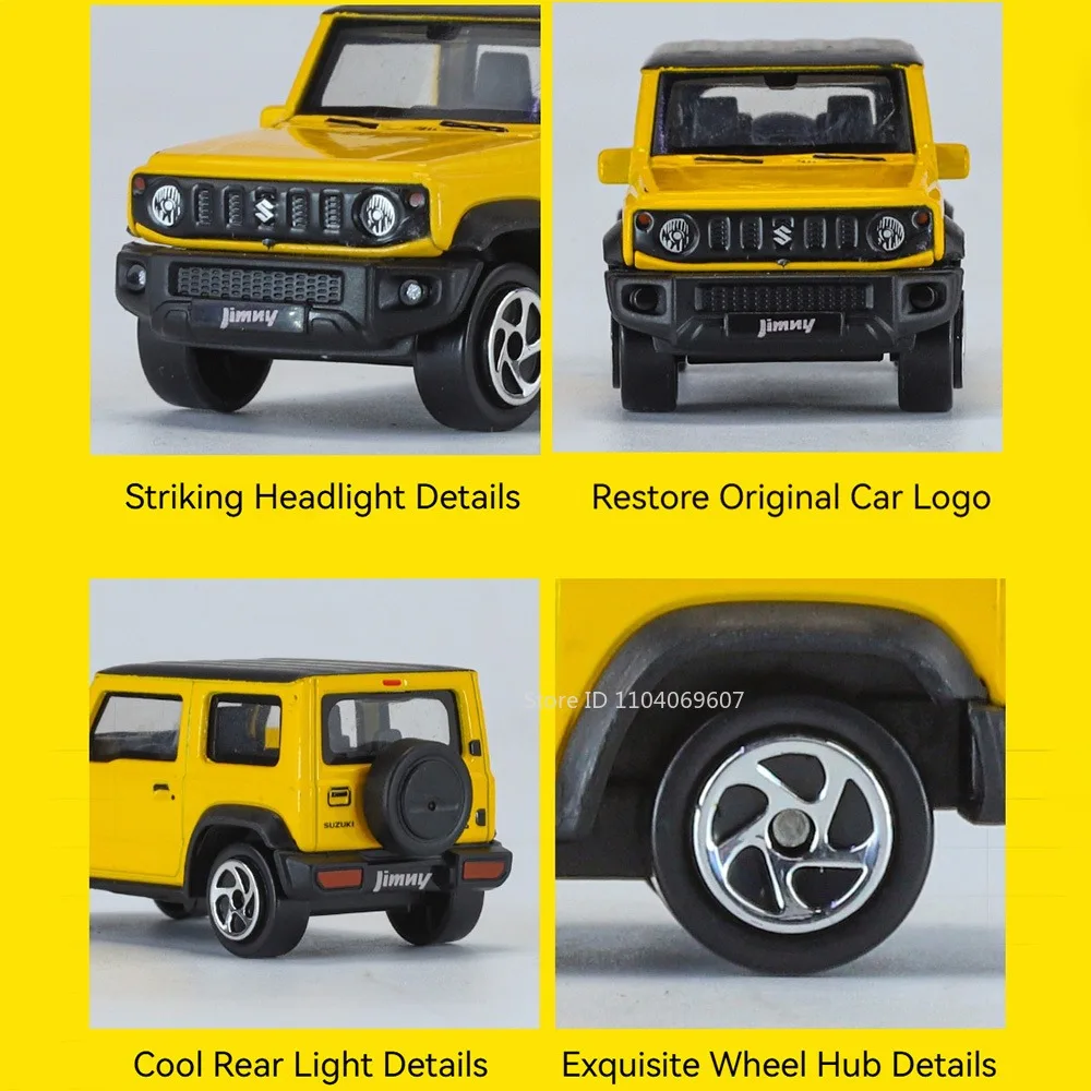 1:48 1:52 1:64 Suzuki Jimny Hustler Defender Subaru Model Toy Cars Alloy Diecast Shock Absorption Slide Forward for Kids Gifts