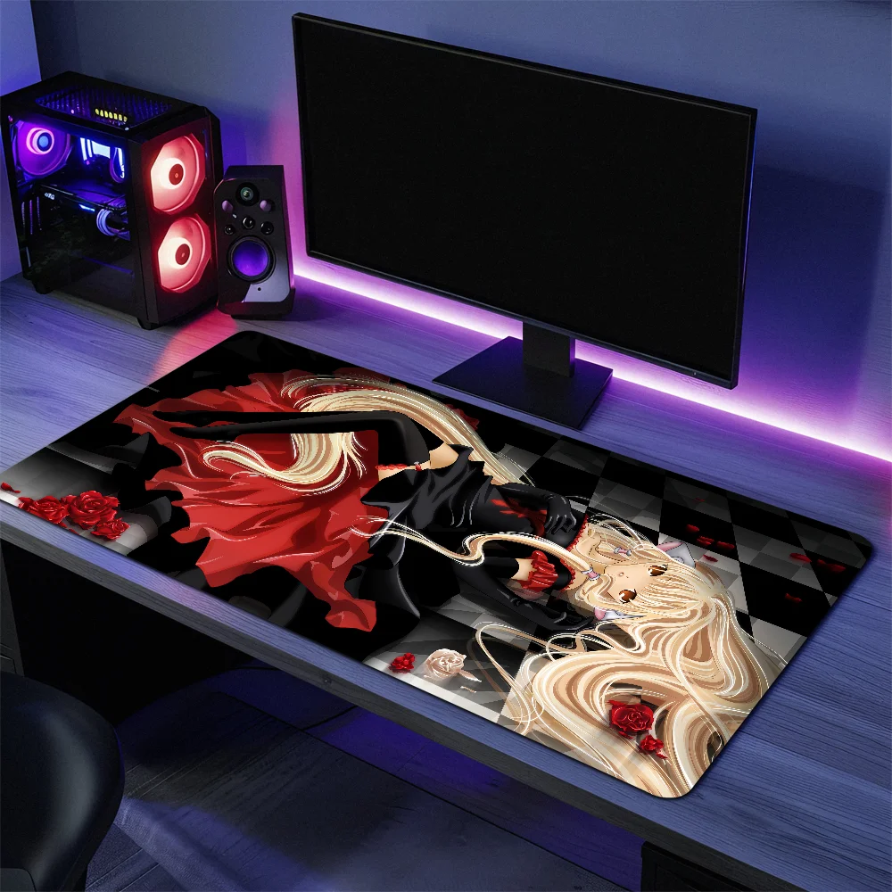 Classic Anime C-Chobits Girl Mouse Pad Computer Laptop Gaming Office Wrist Guard Non Slip Keyboard Pad