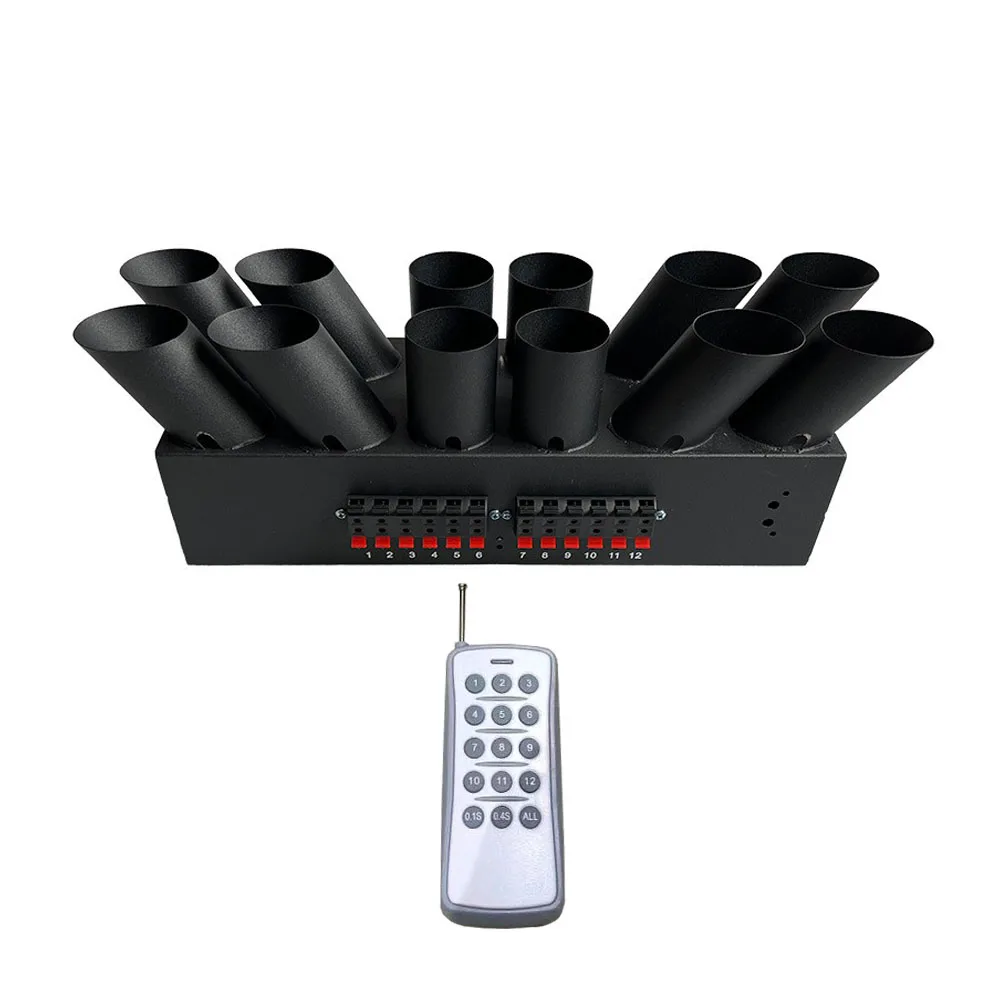 12 Channel Stage Fountain Spark Machine Ground Remote Control Stage Fountain Effect Machine Wedding Equipment