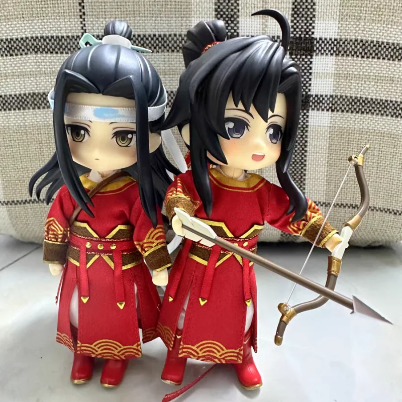 Original Anime Mo Dao Zu Shi Figure Wei Wuxian Lan Wangji Model Dolls Figurines Night-hunt Ver Pvc Action Figure Toy Gifts