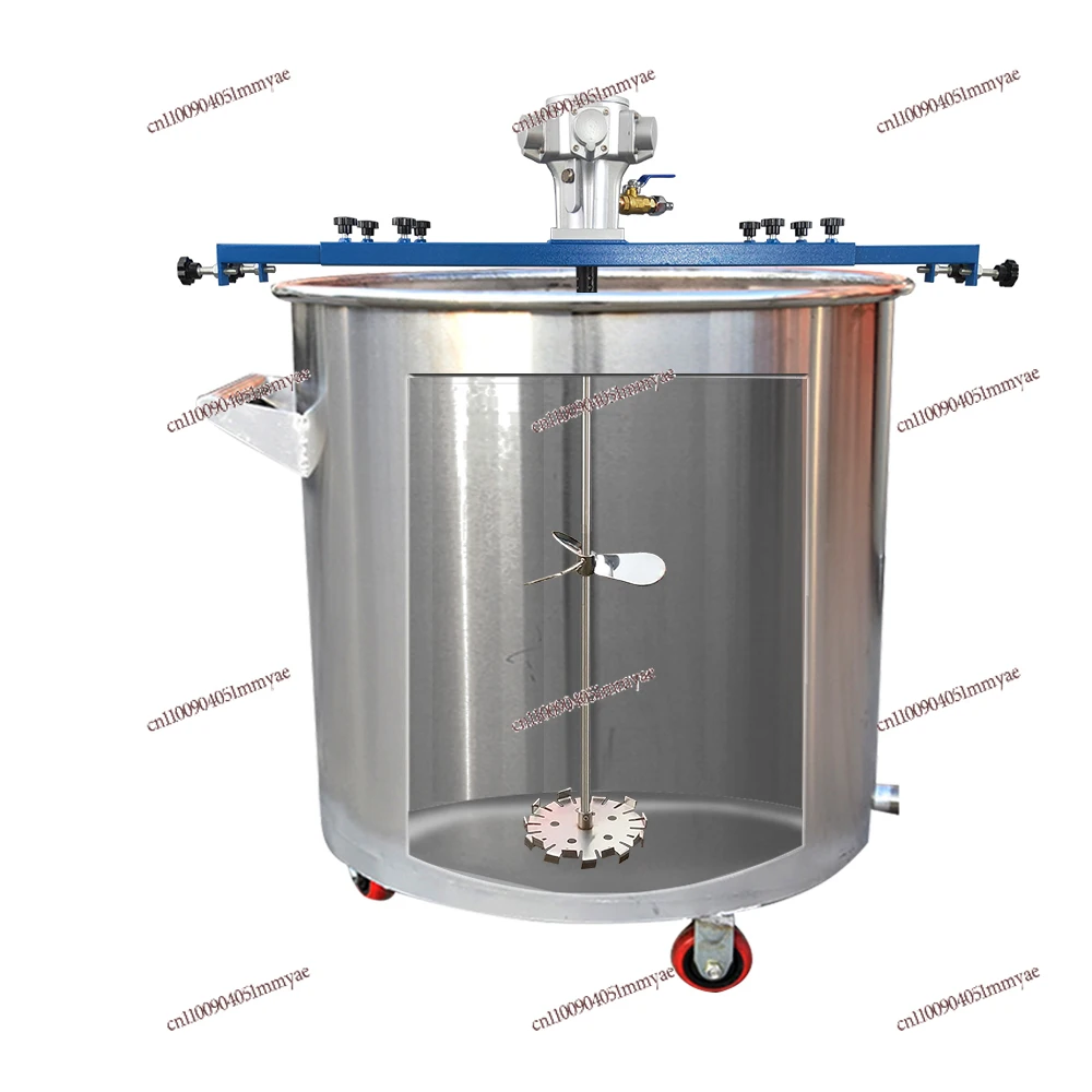 

Pneumatic mixer Portable mixer 50 gallon clip-on lift