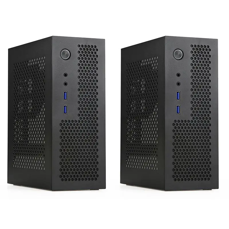 

Корпус для ПК Classic-2X A09 HTPC Mini ITX, игровой корпус для настольного компьютера, USB 3.0, черный