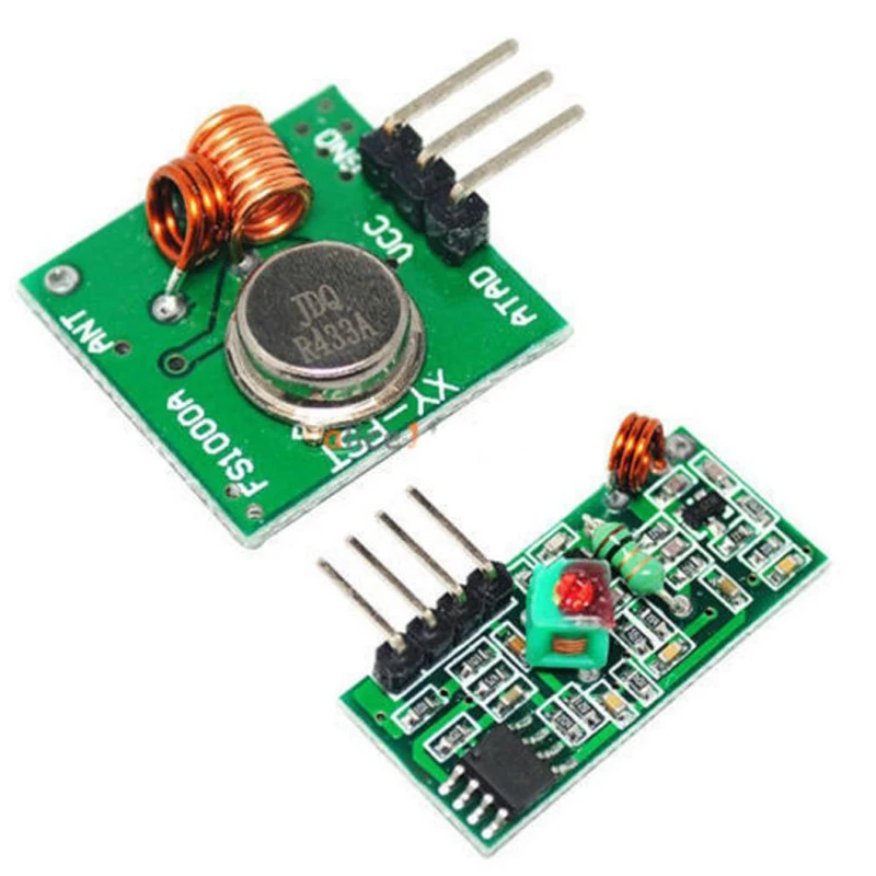 433Mhz RF Transmitter Receiver Modules Super Regenerative Wireless Chip For Arduino/ARM/MCU WL 433Mhz Transmitter Receiver Board