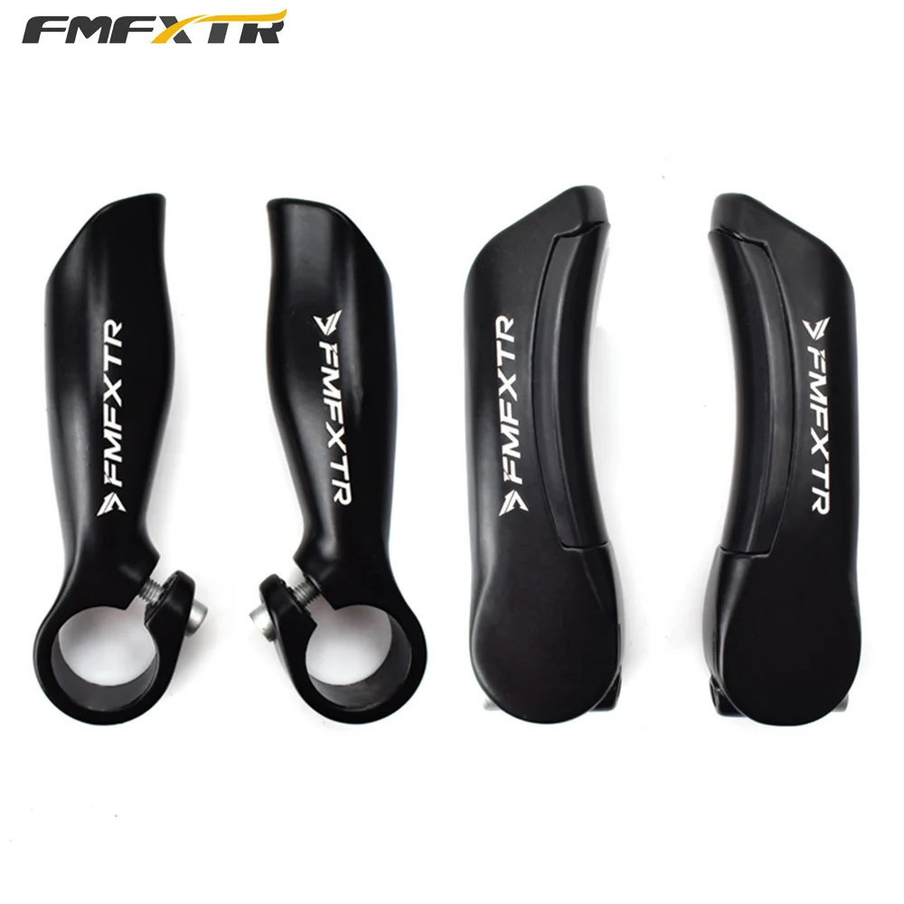 FMFXTR Bicycle Vice Grips Small Auxiliary Handlebar Aluminum Alloy Cow Horn Crook Rest Grips Cycling Accessories