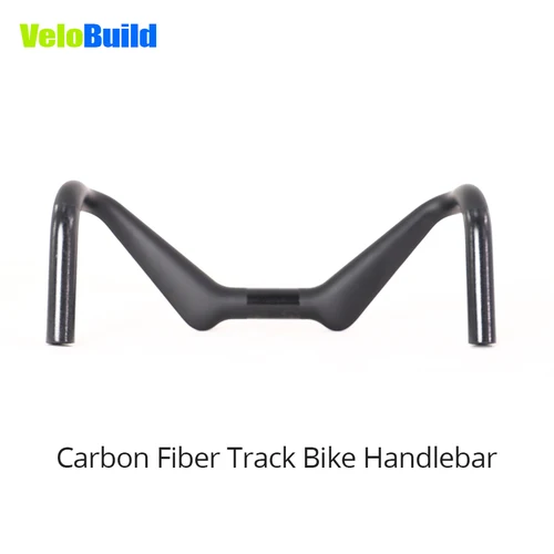 Imagen 1 del producto VeloBuild-Manillar de bicicleta de pista de fibra de carbono, nuevo