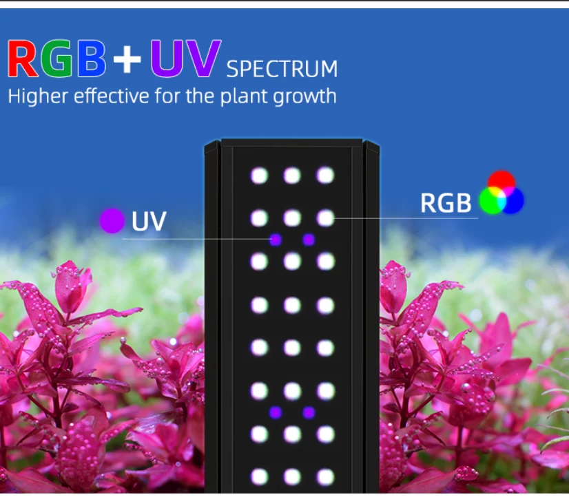 WEEK AQUA M300 Pro LEDライト WEEK AQUA M PRO Series Aquarium Lights Full Spectrum Led RGB+UV