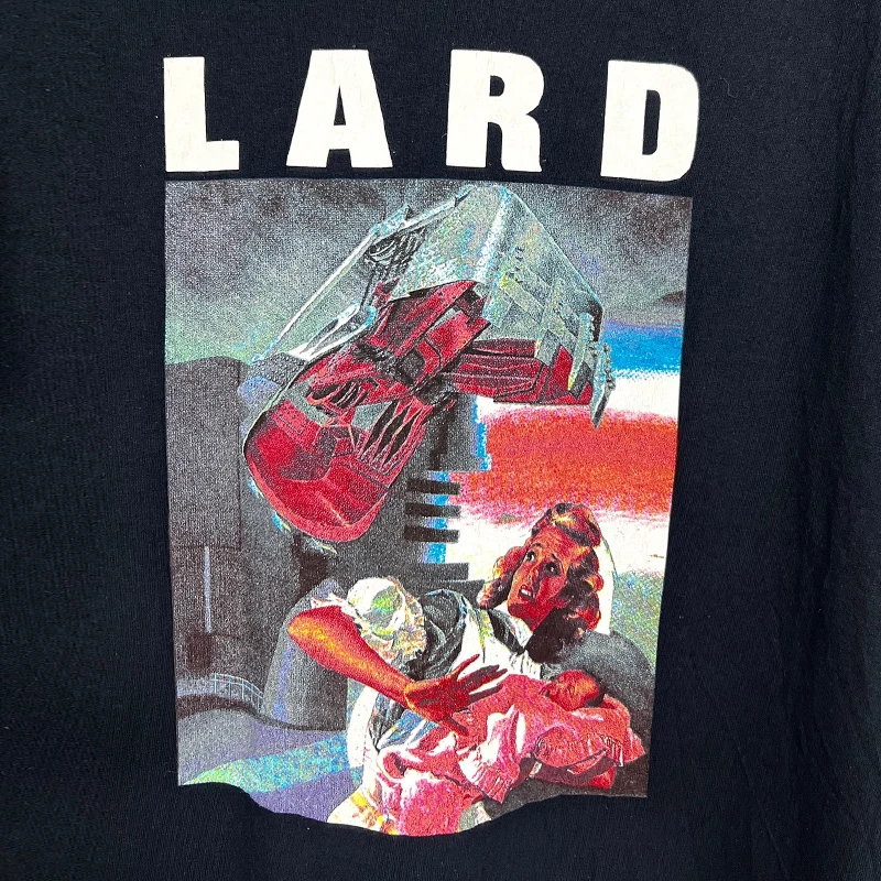 American Style Pure Cotton Short Sleeve T-Shirt Lard Postpunk Summer Heavyweight Retro Body Shirt Creative Fun Print Casual Tee
