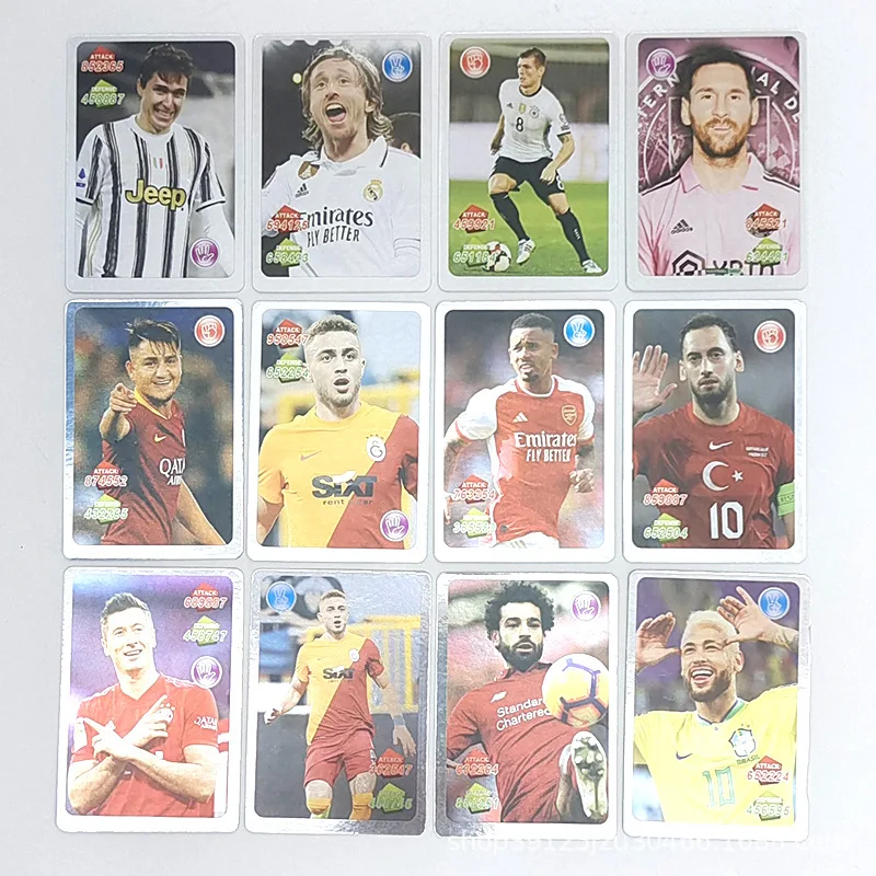 Cristiano Ronaldo Leo Messi 180 PCS FIFA Cards Collection Cards Mbappe Lottin Football Star Rare Game Toys Christmas Birthday