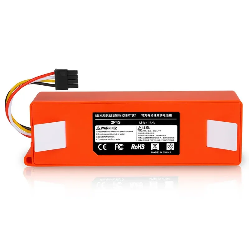 Original 14.4V 6500mAh Robotic Vacuum Cleaner Replacement Battery For Xiaomi Roborock S55 S60 S65 S50 S51 S5 MAX S6 Parts