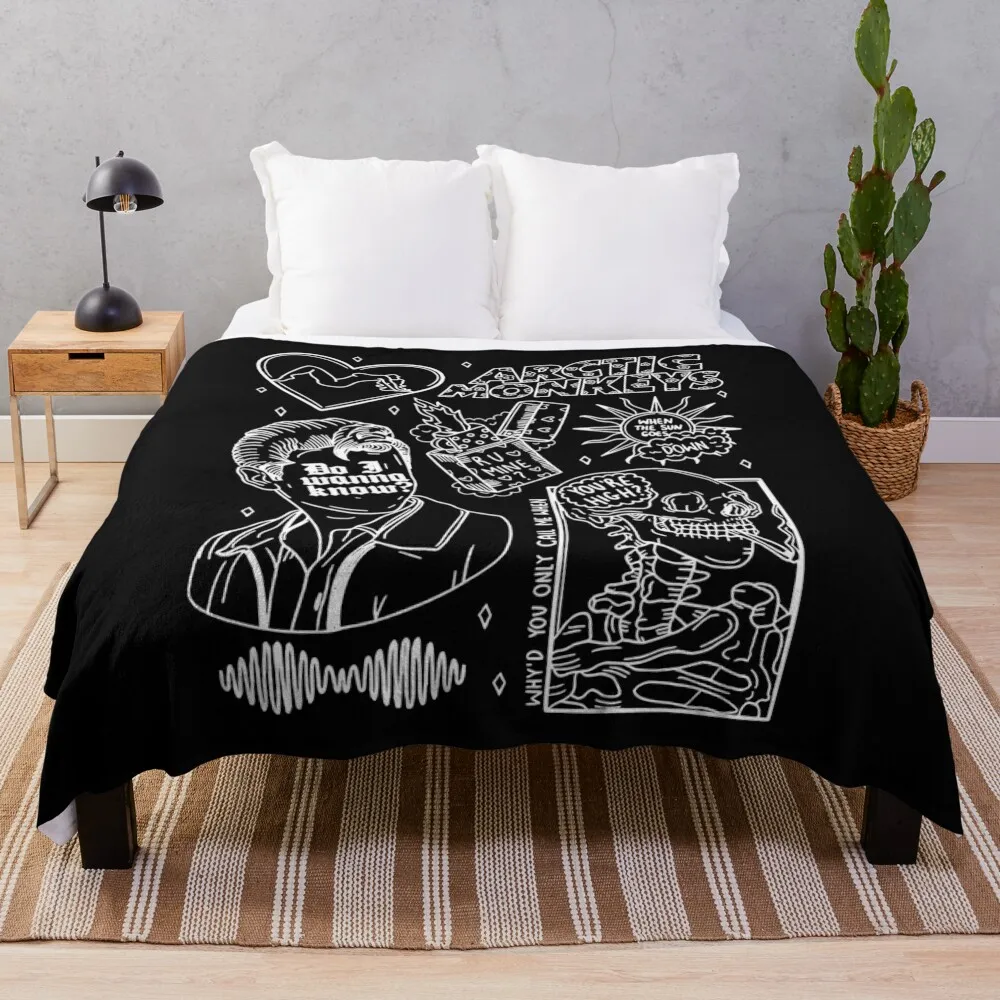 

Arctic Monkeys Band, Arctic Monkeys 2022 Tour Throw Blanket Decorative Throw wednesday Soft Beds Plaid on the sofa Blankets