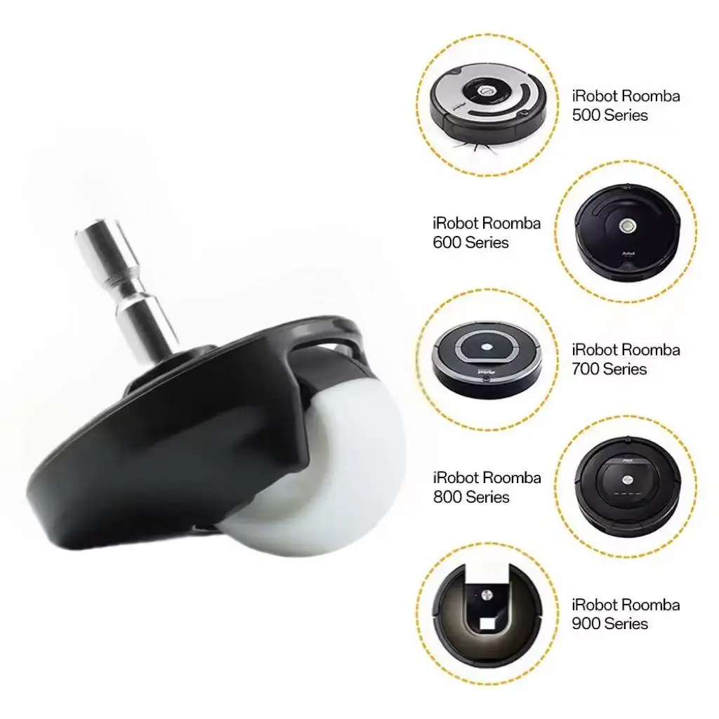 مجموعة عجلات العجلات الأمامية لآي روبوت رومبا 500 600 700 800 i7 E5 E6 900 سلسلة أجزاء منظف العجلات متعددة الاتجاهات