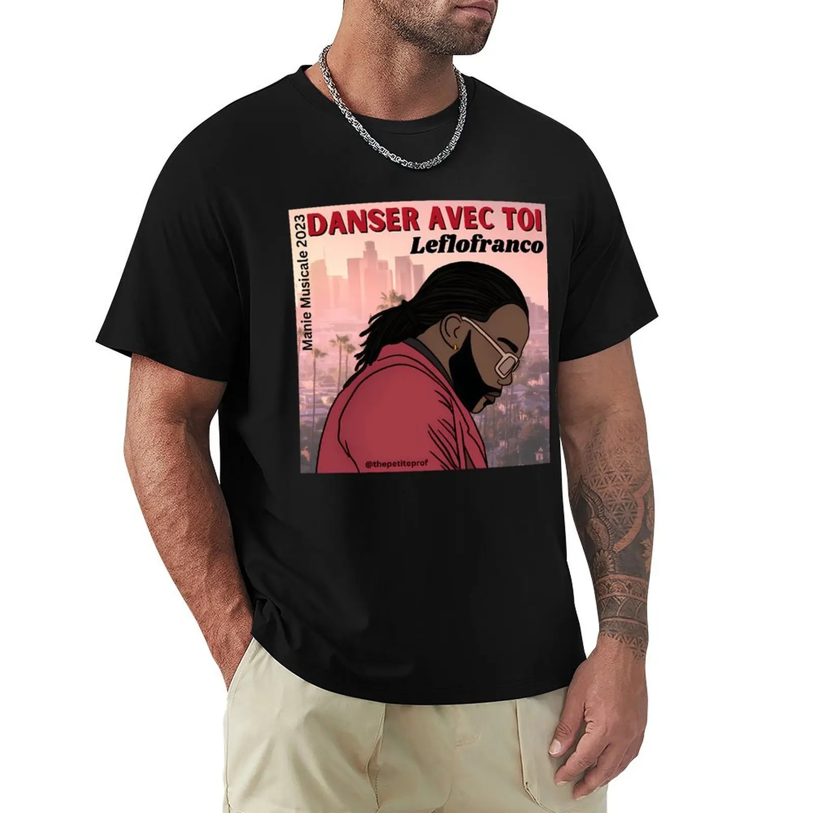

Danser avec toi - Leflofranco T-Shirt vintage anime shirt oversized cotton t shirt men