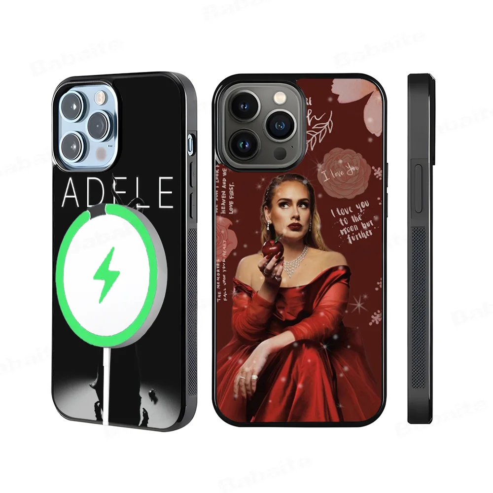 Famous Singer A-Adele Phone Case Magnetic Case For iPhone 16 14 13 12 11 15 Pro Max Plus For Magsafe Wireless Charge Cover