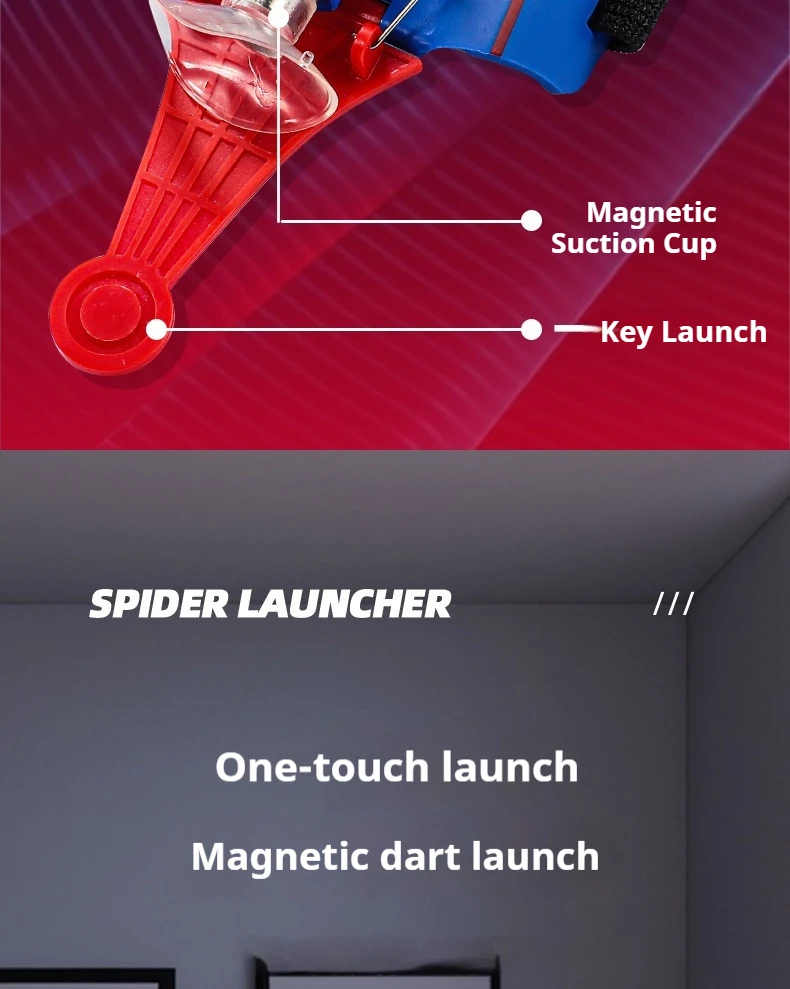 Neue Spider-Man Spinnennetz-Launcher Spielzeuge Spiderman Netz-Shooter Cosplay Modell ML Legends Webshooter Handschuhe Zubehör Geschenk für Kinder – Detail 4
