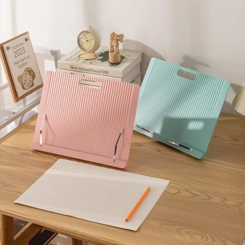 حامل كتب جديد قابل للتعديل قابل للطي حامل كتب القراءة المحمول متعدد الوظائف رف وصفة الكتب للكمبيوتر اللوحي النتيجة الموسيقية #5