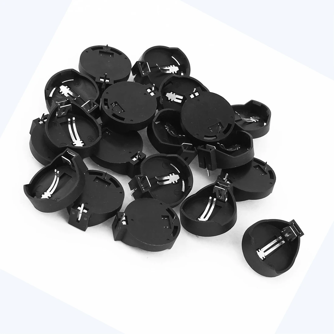 A73E-3V CR2032 CR2025 button cell battery holder adapter black 20 pieces