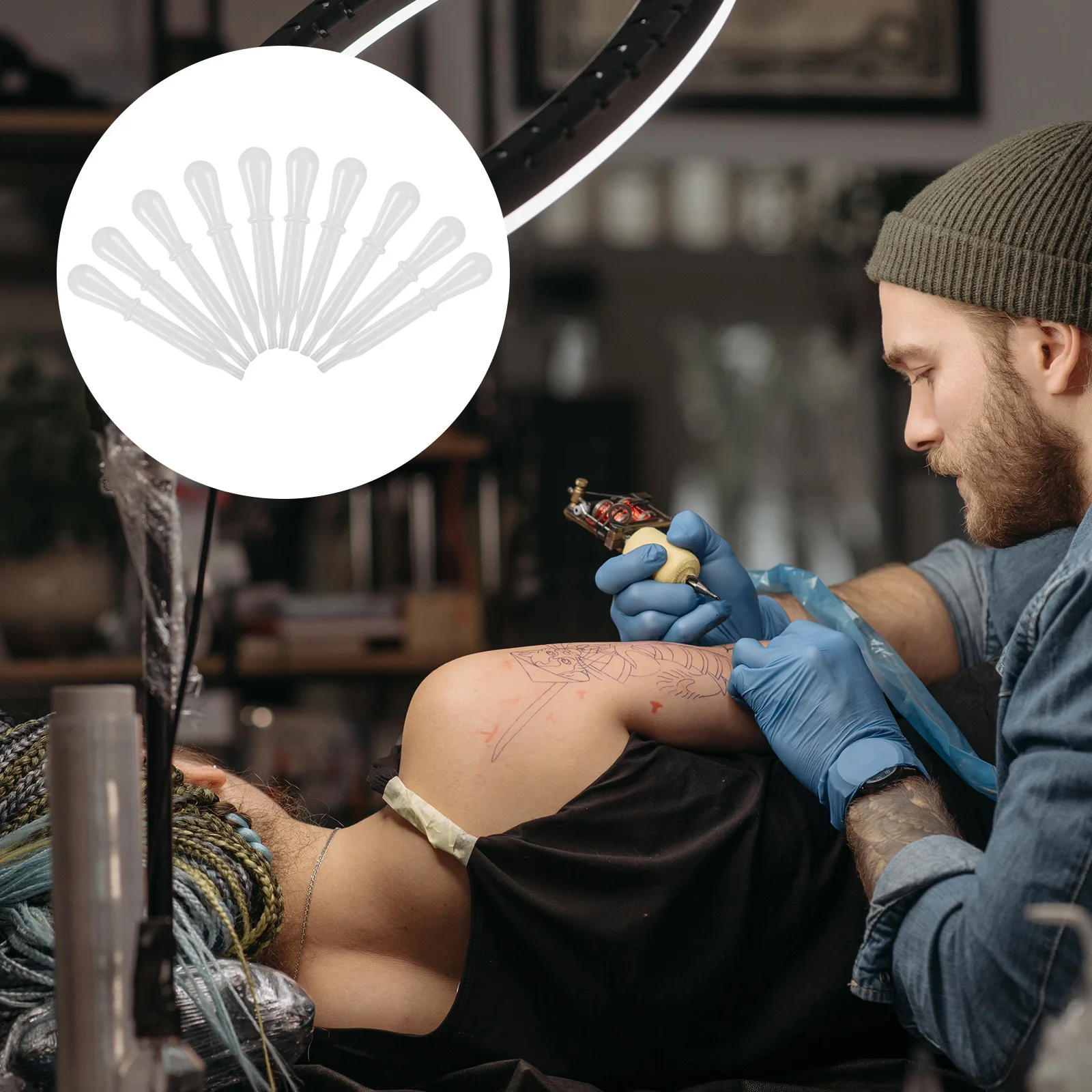 10 Uds. De goteros de pipeta de plástico, goteros pequeños para líquidos para transferencia de aceite esencial, cosméticos, laboratorio de prueba médica